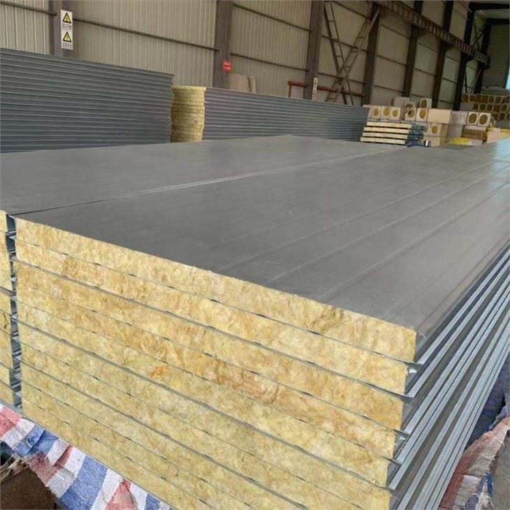 High Quality Rockwool Sandwich Panel For Wall Roof Cleanroom